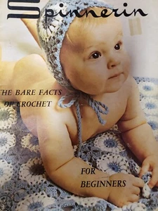 SPINNERIN THE BARE FACTS  OF CROCHET FOR BEGINNERS Vintage  - Picture 1 of 16