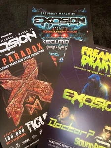 EXCISION - Detroit poster set, 3 posters LOST LANDS dubstep - Picture 1 of 10
