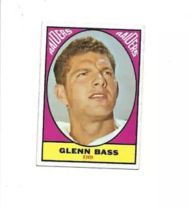 1967 Topps #104 Glenn Bass, Raiders NM - Picture 1 of 1