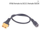 Xt60 Female Plug To Dc 5521Mm Connector Adapter Cable For Rc Battery Charger