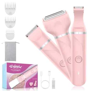 3-in-1 Bikini Trimmer Electric Razor for Women, Waterproof Pubic Hair Shaver - Picture 1 of 5