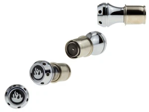 Led Cromo Encendedor de Cigarrillos Encendedor Coche LED Blanco Llamas Iluminadas - Imagen 1 de 2