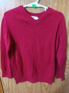 the childrens place Boys xs(4) Red V-neck Sweater #84C - Picture 1 of 2