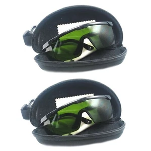 2pcs IPL Laser Safety Glasses 200nm -2000nm OD+4 CE Laser Protection Goggles - Picture 1 of 7
