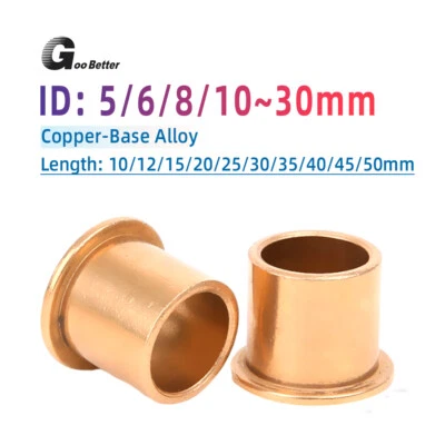 Metric Oilite Flanged Bronze Sintered Bearing Bushes Series -High Quality 5~50mm - Image 1 of 4