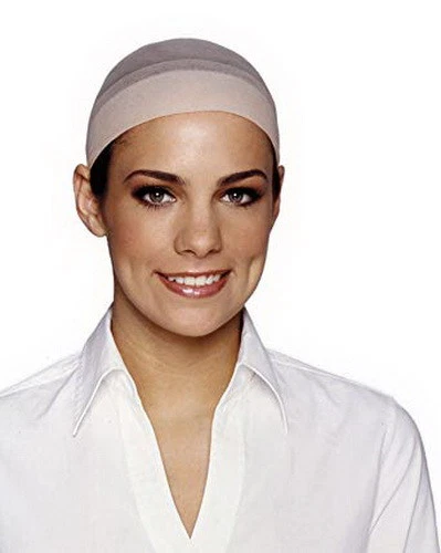 Peluca Gorra Beige Nylon Elástico Peluca Teatral / Accesorio para el Cabello OS Foto 1 de 1