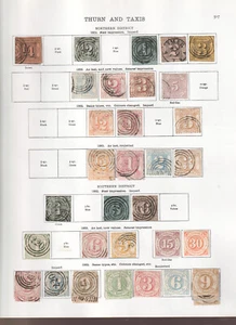 GERMAN THURN & TAXIS CLASSIC USED VERRY FINE QUALITY COLLECTION 1 SCANS - 1310 - Picture 1 of 1