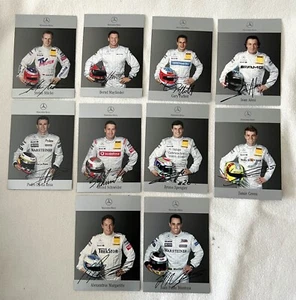 DTM 2005 10 Autogrammkarten original Unterschrift Montoya Green Spengler Alesi - Bild 1 von 5