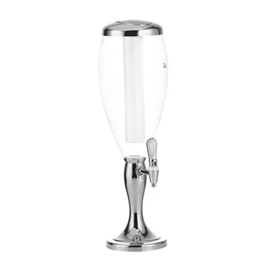 3 L Beer Dispenser with Freeze Tube with Colorful Light Sturdy Drinks Tower - Picture 1 of 16
