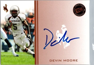 2009 Press Pass #PPS-DM Devin Moore Press Pass Signings Bronze - Image 1 of 2