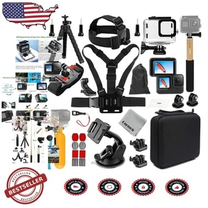 Confezione Accessori Per Go Pro 13 12 11 10 9 Hero, Kit Accessori Essenziali Completo... - Foto 1 di 9