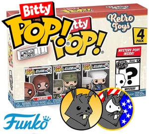 GI Joe 4-Pack Retro Toys - Zartan Shipwreck - Bitty Pop! - Funko Hasbro - Picture 1 of 5