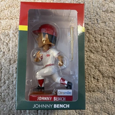 Johnny Bench Cincinnati Reds 2024 Hall of Fame Bobblehead MLB HOF Giveaway - Image 1 of 4