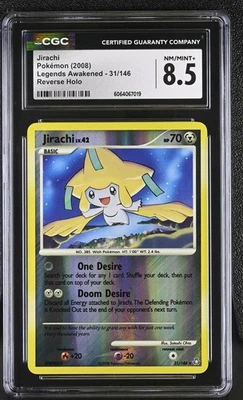 CGC 8.5 Jirachi 31/146 Reverse Holo Legends Awakened Pokémon Card - Image 1 of 2