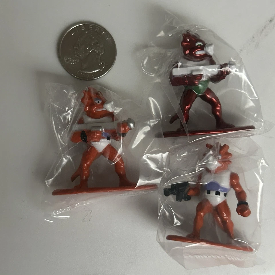Jada Toys Nano Mini Metal Figs 1.65 inch LOOSE FIGURE LOT TMNT Advent TRICERATON - Image 1 of 1