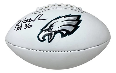 Футбольный логотип с автографом Брайана Уэстбрука из Philadelphia Eagles BAS - Изображение 1 из 2
