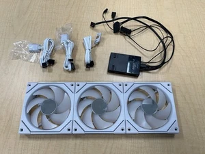 Lian Li UNI Fans SL INFINITY 120 RGB WHITE 3 PCS PACK ---UF-SLIN120-3W - Afbeelding 1 van 2