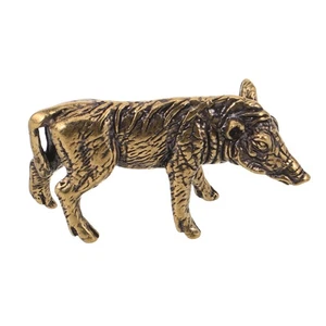  Chinesisches Tee Haustier Schwein Ornament Schreibtisch Briefbeschwerer Skulptur Bauernhaus Dekor Statue - Bild 1 von 12