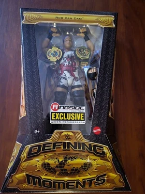 Boneco exclusivo WWE RVD Defining Moments Ringside NiB nunca aberto - Imagem 1 de 2