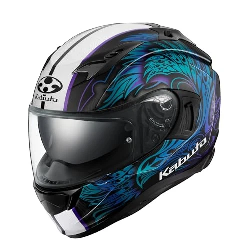 OGK Kabuto (OGK Kabuto) Bike Helmet Full Face KAMUI3 ETERNO (Eterno) Black Blue - Image 1 of 1