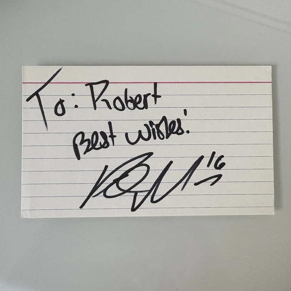 Tarjeta indexada firmada autografiada por Patrick Maroon Lightning Oilers Ducks Blues Wild Foto 1 de 1