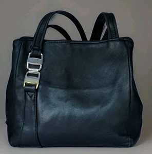 SEHR SCHÖNE JACQUILINE FERRARI HOBO SCHULTERTASCHE SCHWARZ LEDER - Bild 1 von 22