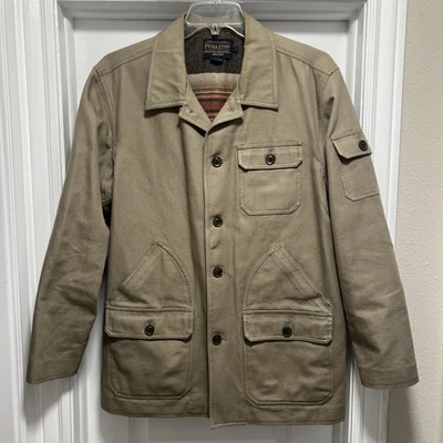 Pendleton Mens Large Canvas Barn Coat Wool Lined - Image 1 of 4