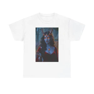 T-shirt fantasia gotica, maglietta strega, costume Halloween, abbigliamento arte oscura, [...] - Foto 1 di 45