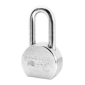 AMERICAN LOCK A701KA Keyed Padlock, 15/16 in,Round,Silver 4EZP3 - Picture 1 of 1