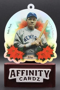Adorno troquelado de gran tamaño Topps Holiday Babe Ruth #OO-13 2025 New York Yankees - Imagen 1 de 2