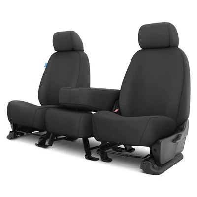 For Ram 3500 19-25 SeatSaver Polycotton 1st Row Charcoal Custom Seat Covers Foto 1 de 4