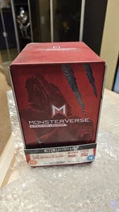 MONSTERVERSE Steelbook collection (4K/Blu-ray, 8-Disc) Godzilla Kong IMPORT - Picture 1 of 18