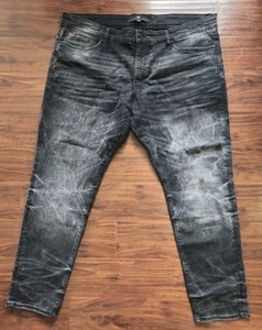 Jordan Craig Legacy Edition Aaron Jeans Mens Sz 44x32 Faded Black Distressed Hem - Picture 1 of 6