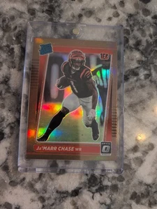 Panini Donruss Optic 2021 - Clasificado novato Ja'Marr Chase #207 Bronze Prizm (RC) - Imagen 1 de 11
