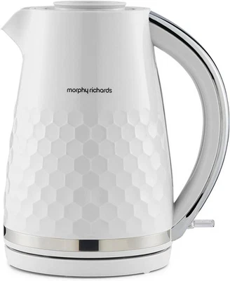 Hervidor de agua para colmena Morphy Richards, 1,5 L, sistema de llenado fácil, 1,5 litros, blanco  Foto 1 de 4
