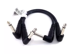 D'Addario - Cavo patch Planet Waves 6 pollici 1/4 estremità angolate - confezione da 2 - Foto 1 di 2