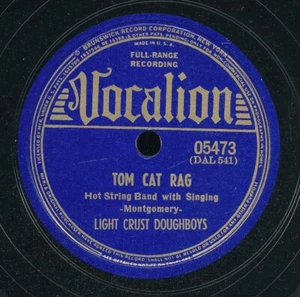 78tk-hillbilly-VOCALION 05473-Light Crust Doughboys-(Tom Cat Rag/Clarinet Marmal - Imagen 1 de 2