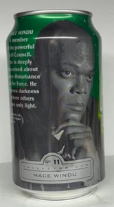 Mountain Dew Star Wars Episodio 1 Mace Windu 12 once Bidone per bibite in alluminio - Foto 1 di 5