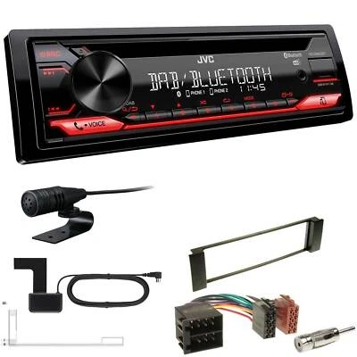 JVC KD-DB622BT DAB inkl Antenne Bluetooth USB für Seat Leon 2000-2006 schwarz - Bild 1 von 4