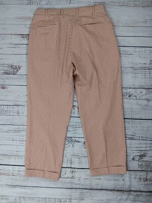 Bills Khakis Pants Men's 36 100% Cotton Stripped Pink Breathable  - Image 1 of 4