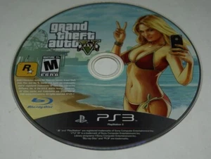 Grand Theft Auto V (PlayStation 3, 2013) Game Only No Case - Picture 1 of 1