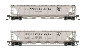 Broadway Limited 7252 N Scale PRR H32 Covered Hopper A (2) - Picture 1 of 1