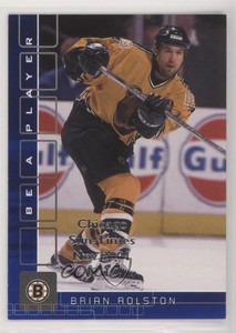 2001-02 ITG Be A Player Memorabilia Sapphire Chicago Sun-Times /10 Brian Rolston