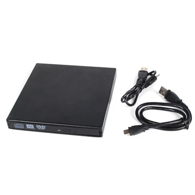 USB 2.0 Slim External Caddy Case Enclosure for 12.7mm SATA CD DVD Burner Drive - Image 1 of 4