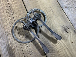 SACHS HURET BICYCLE DOWNTUBE SHIFTER LEVERS QUILL STEM FRICTION LEVERS USED - Picture 1 of 6