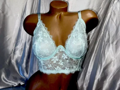 Victorias Secret Dream Angels聚拢无衬垫文胸36DD睫毛蕾丝 — 第 1/2 张图片