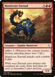 MANTICORE ETERNAL X 4 N/M- HOUR OF DEVASTATION MAGIC THE GATHERING - Picture 1 of 1