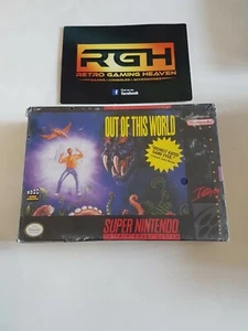 JUEGO FUERA DE ESTE MUNDO SUPER NNINTENDO EE. UU. SNES NUEVO SELLADO DE FÁBRICA - Imagen 1 de 6