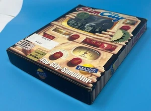 Sim City The City Simulator Maxis Game Atart ST Box Disk Paperwork - Picture 1 of 16