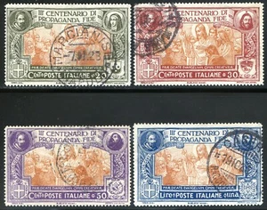 Regno d'Italia 1923 Propaganda FIDE S24 n. 131/134 usati (m3087) - Picture 1 of 2